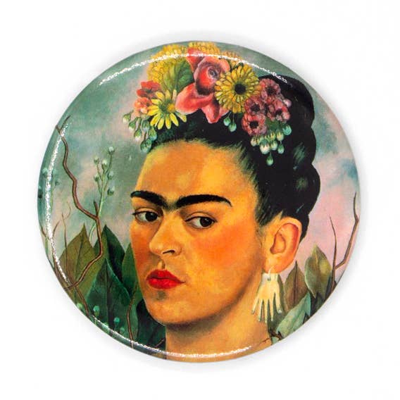 Lommespejl 80 mm - Frida Kahlo Dr Eloesser for engroshandel hos MUSEUM WEBSHOP