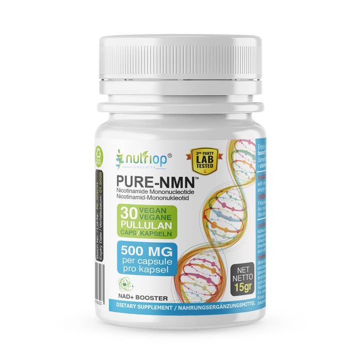 Pure-NMN Nicotinamide Mononucleotide Extreme Potency 500mg for wholesale by Nutriop Longevity