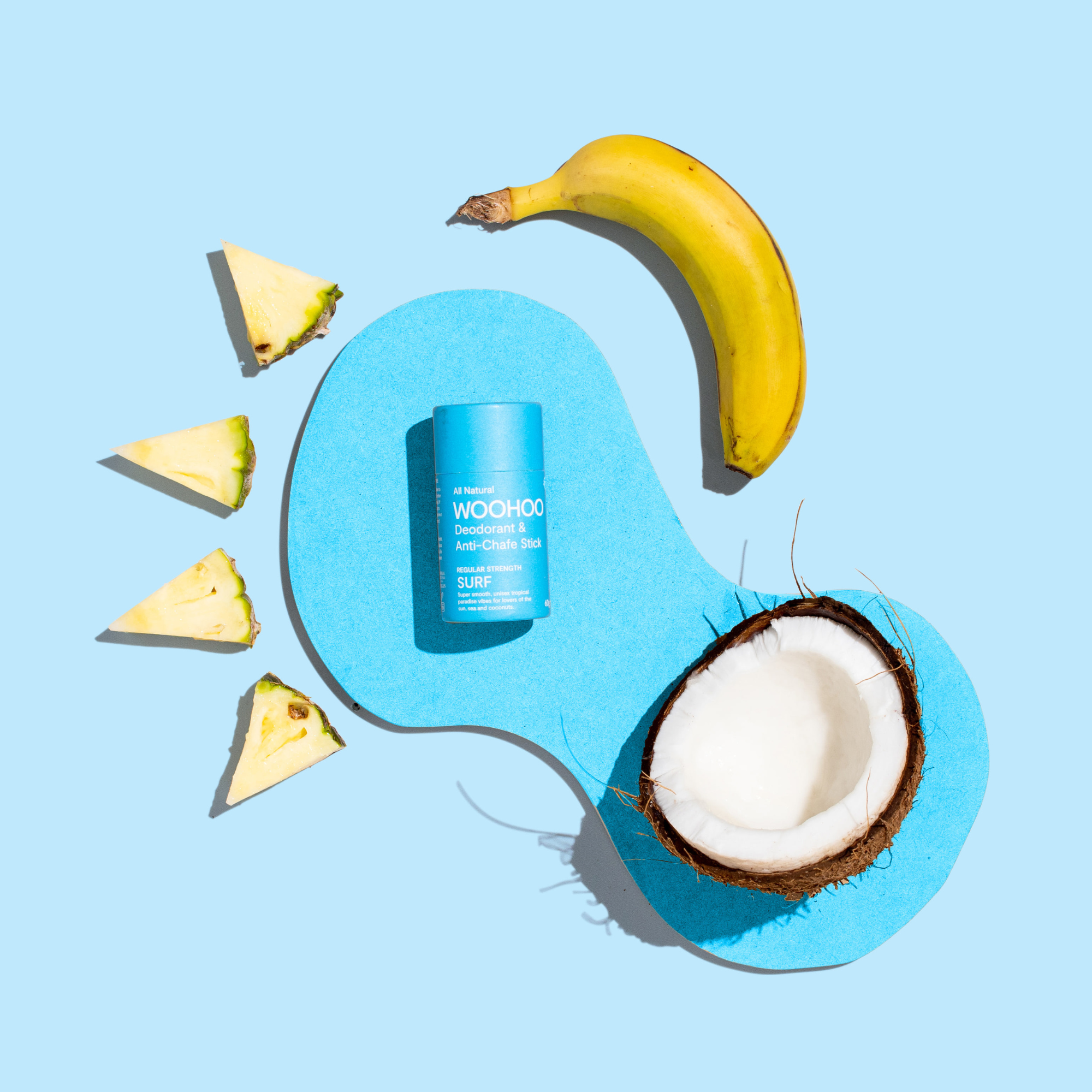 Woohoo Body - Wholesale Deodorant - Unisex - Woohoo Natural Deodorant & Anti-Chafe Stick (Surf) 60g - NEW FORMULA2
