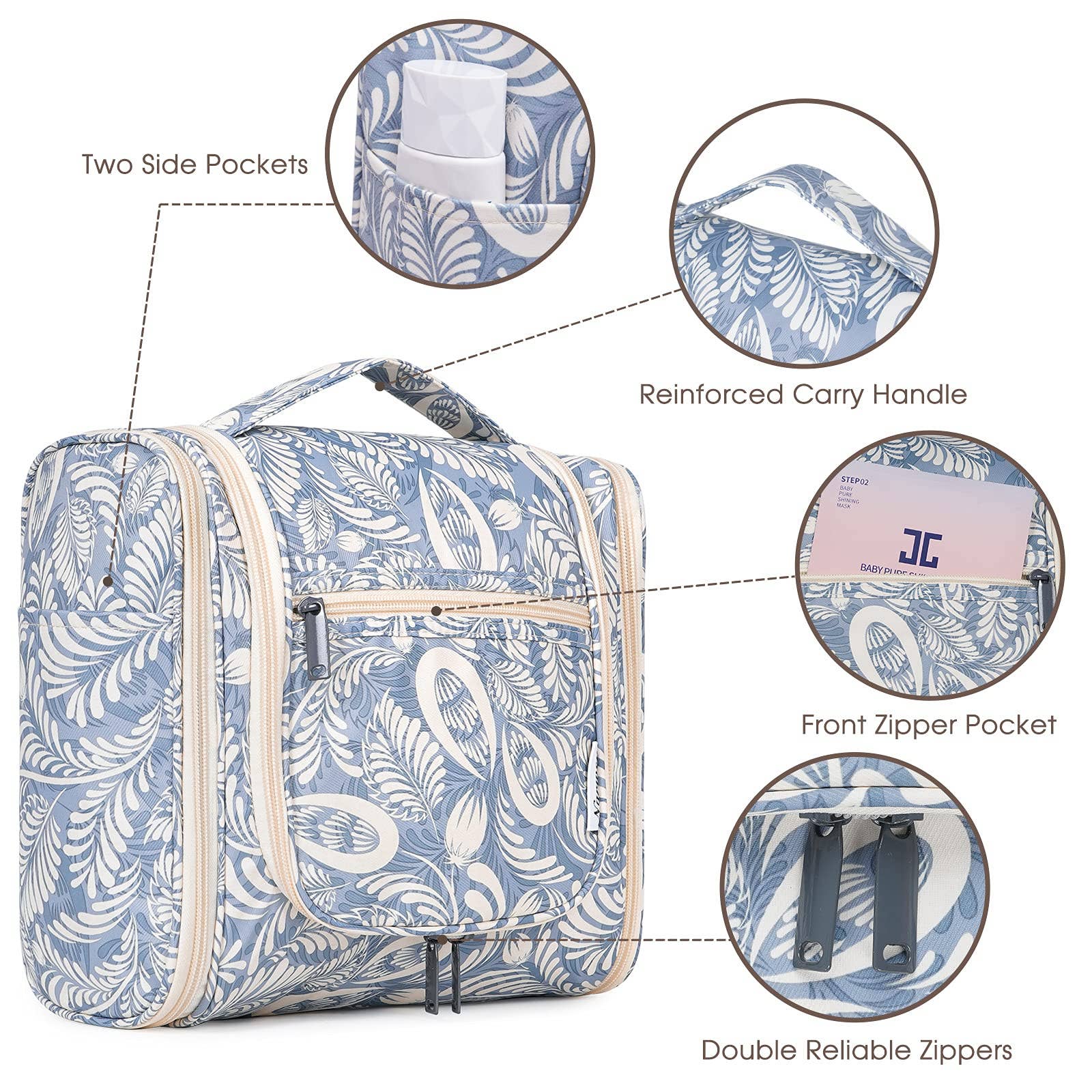 wandf - Wholesale Toiletry bag – women's - NW5126 Travel Toiletry Cosmetic Bag With Handle Women Gift18