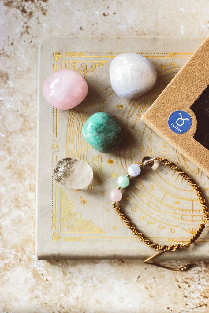 Mindful Living Co. - Wholesale Spiritual Stone/Crystal - Zodiac Crystal & Bracelet Gift Set 4