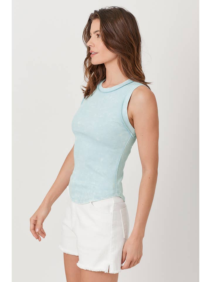 Mystree - Wholesale Tank Top - Women's - 60556 Exposed Seaming Ribbed Tank37