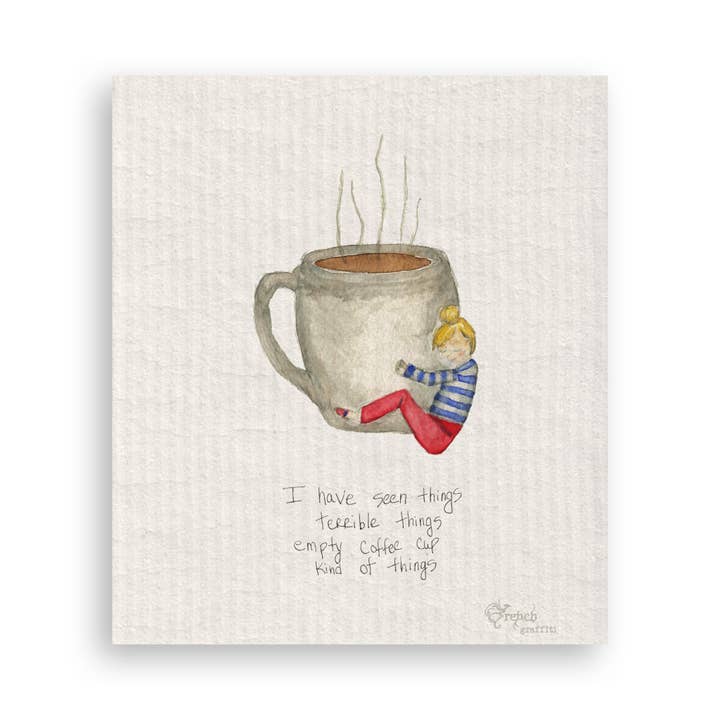 French Graffiti - Wholesale Tea towel - I Have Seen Terrible Things16