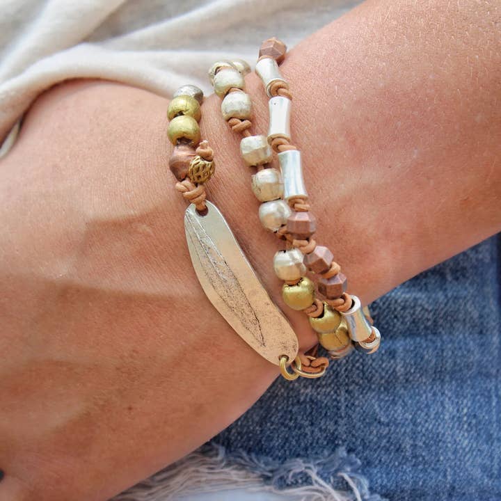 Wyld Earth – wholesale Pärlarmband – Silver Knut Armband