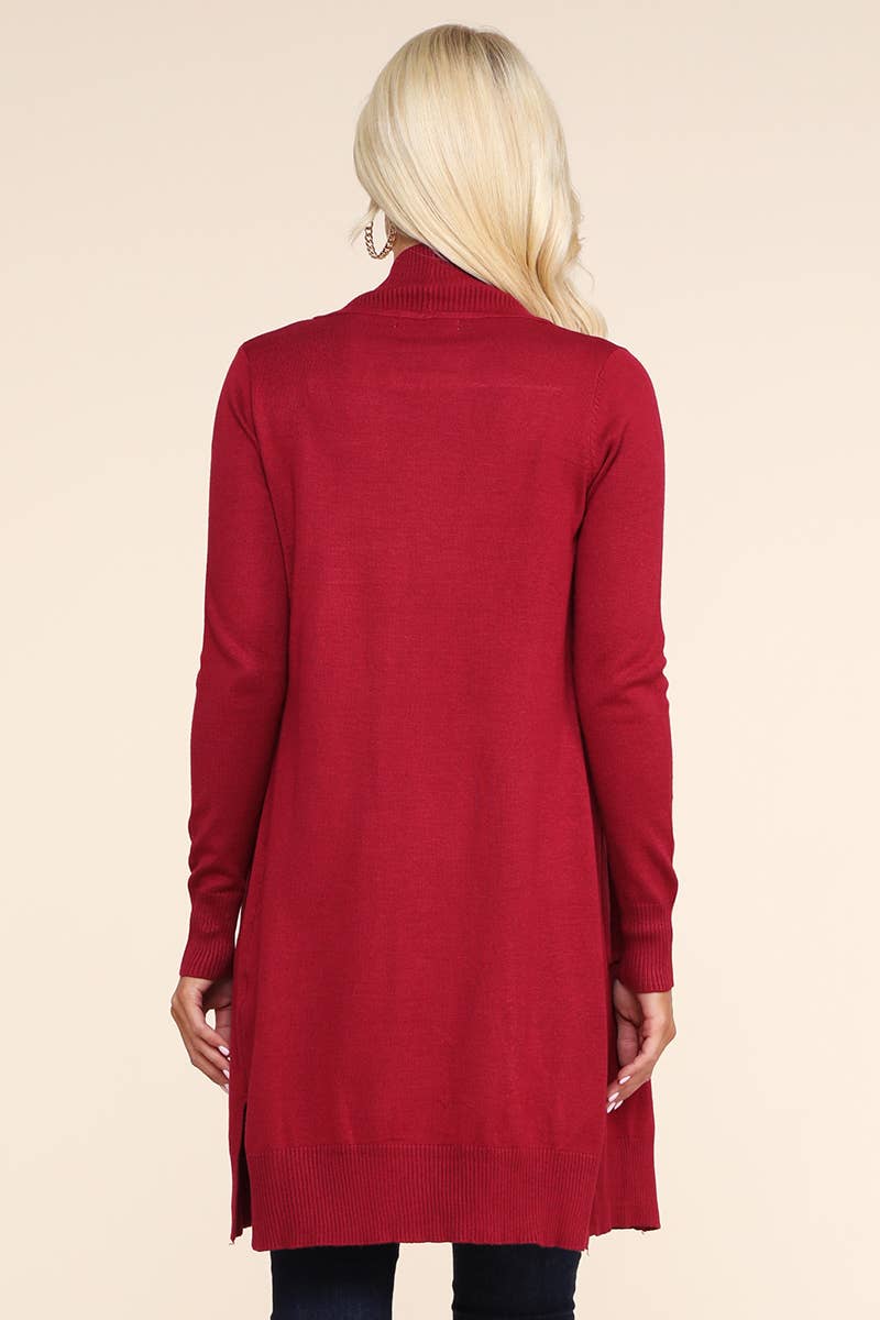 NINEXIS - Vente Cardigan – femme - AWOCAL311_CARDIGAN OUVERT À MANCHES LONGUES AVEC POCHES LATÉRALES15