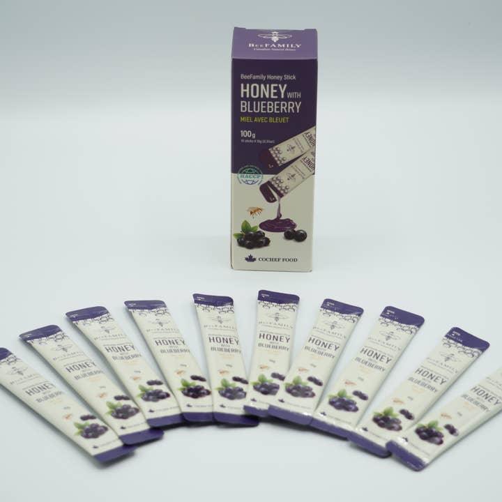 Blueberry Honey Sticks for wholesale by BeeFAMILY