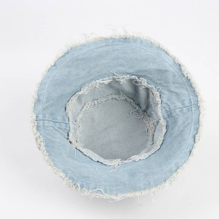 NINEXIS - Wholesale Bucket Hat - Women's - CWAH1505_VINTAGE DENIM BUCKET HAT8