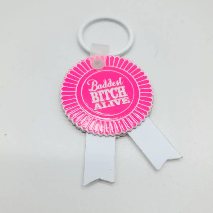 Porte-clés Ruban de Participation de la Pire Garce Vivante pour la vente par Mixtape Your Life