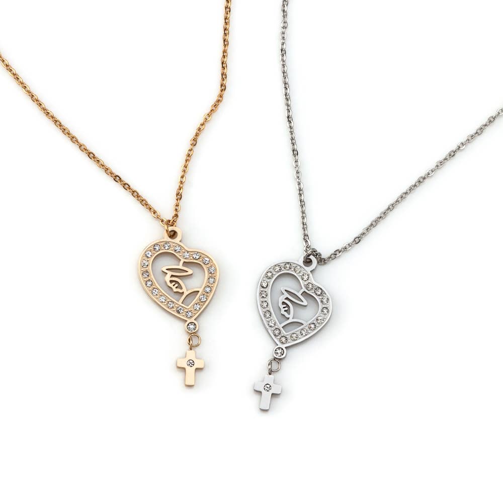 Shebiju - Wholesale Link & Chain Necklace - Steel Necklace Our Lady of Fatima0