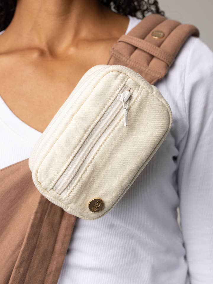 Le Sac Accessoire Monarch - Ivoire Naturel pour la vente par Mabē Baby Carriers