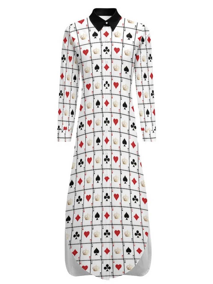 White Viva Las Vegas Rodeo Women's Western Duster Dress for wholesale on Faire1