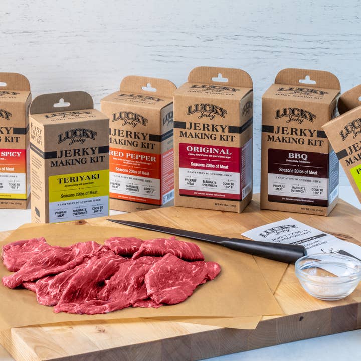 Mixed Case DIY Kits for wholesale by Nebraska Star Beef/Lucky Beef Jerky