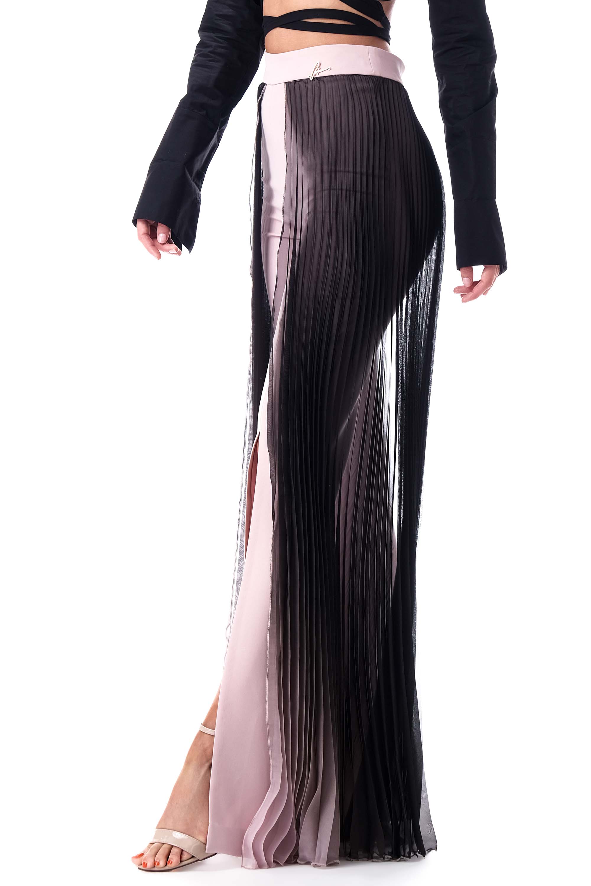 ANTONIA NAE LONDON - Vente Pantalon – femme - Pantalon avec mousseline plissée sur les côtés16