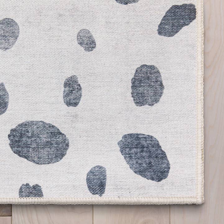 Well Woven - Wholesale Area Rug - Animal Dots Modern Ivory Black Area Flat-Weave Rug2