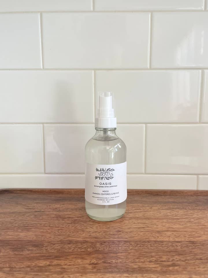 OASIS : Spray pour linge, 4 fl oz pour la vente par AROMAS