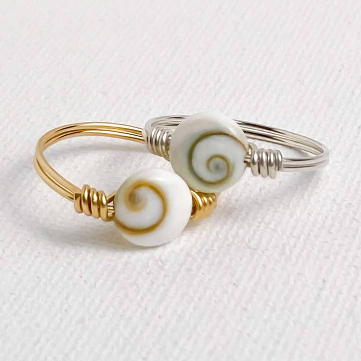 Anillo Real Seashell para venta al por mayor de Isabella Jolie Jewelry