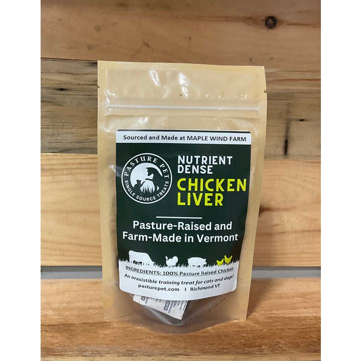 Pasture Pet - Wholesale Pet Treats - Dog - Chicken Liver 2.5 oz
