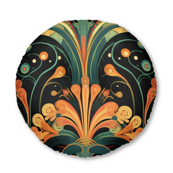 Fritz Joaquin - Rund Golvkudde för wholesale av Velvet Rust