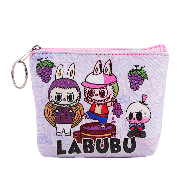 Auraquise - Wholesale Coin Purse - Kids - Cartoon Print Zipper Pouch Coin Purse Card Holder1