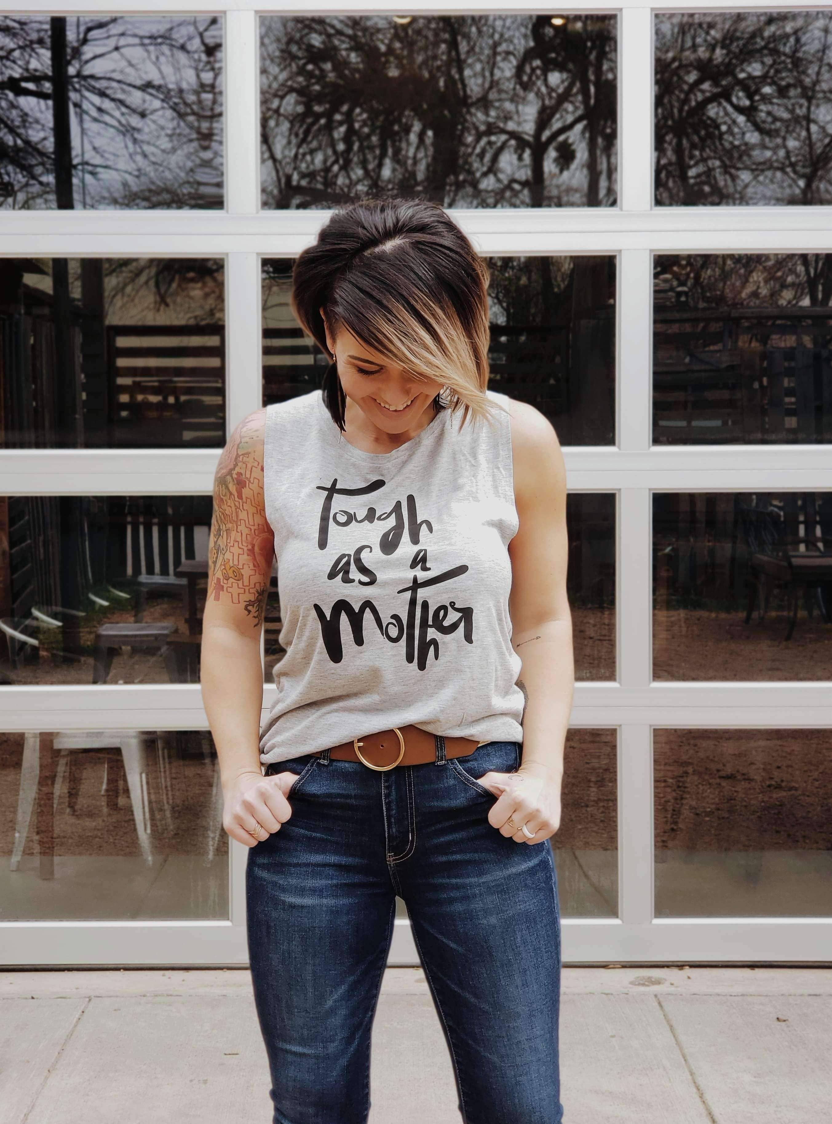 Ruby’s Rubbish - Wholesale Tank Top - Women's - Tough as A Mother | Women’s Muscle Tank | Ruby’s Rubbish®1