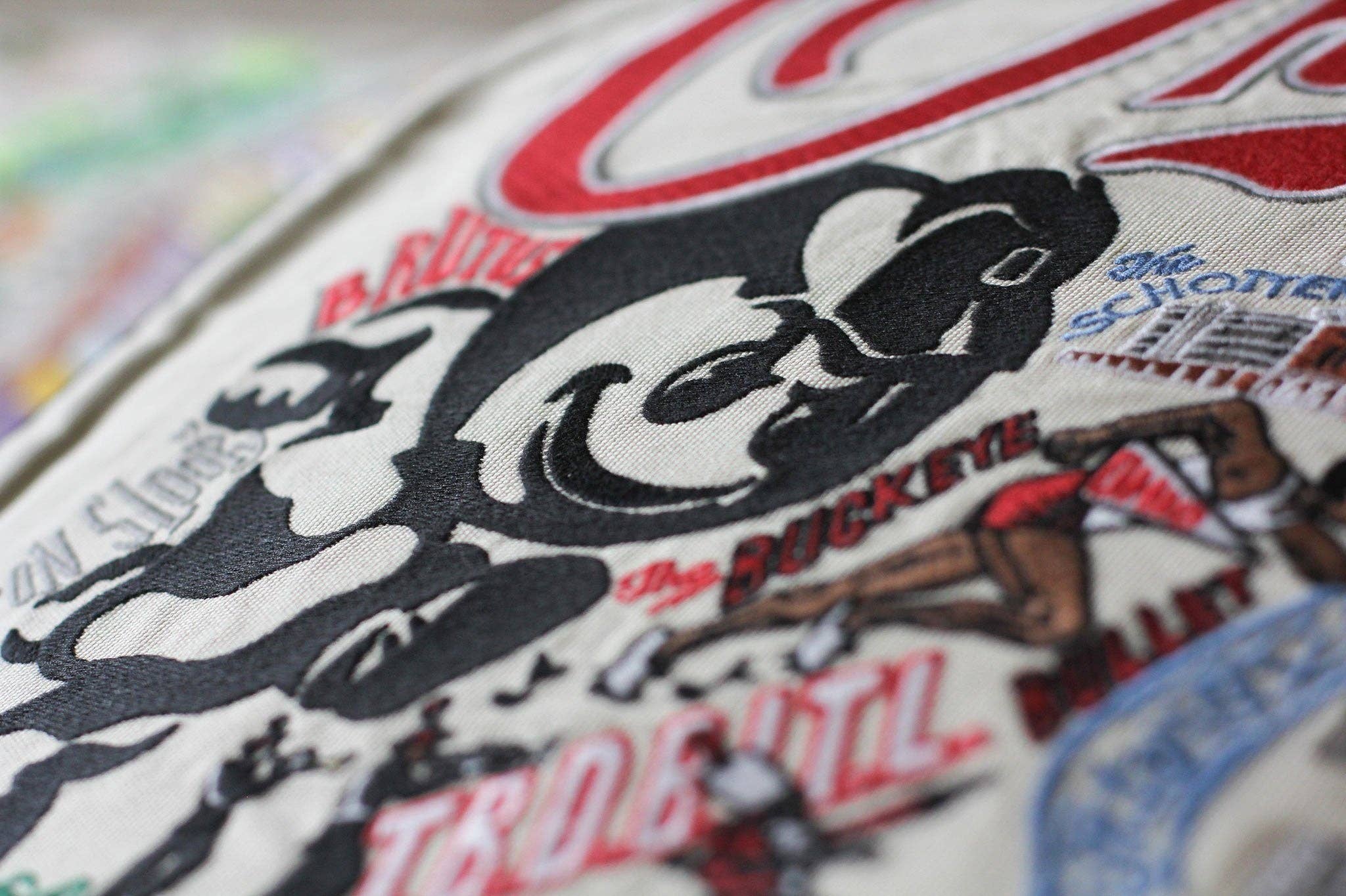 catstudio - Wholesale Throw/Decorative Pillow - Ohio State University Collegiate Embroidered Pillow4