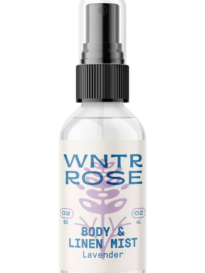 LAVENDER BODY AND LINEN MIST 2oz | 60mL for wholesale by WNTR ROSE