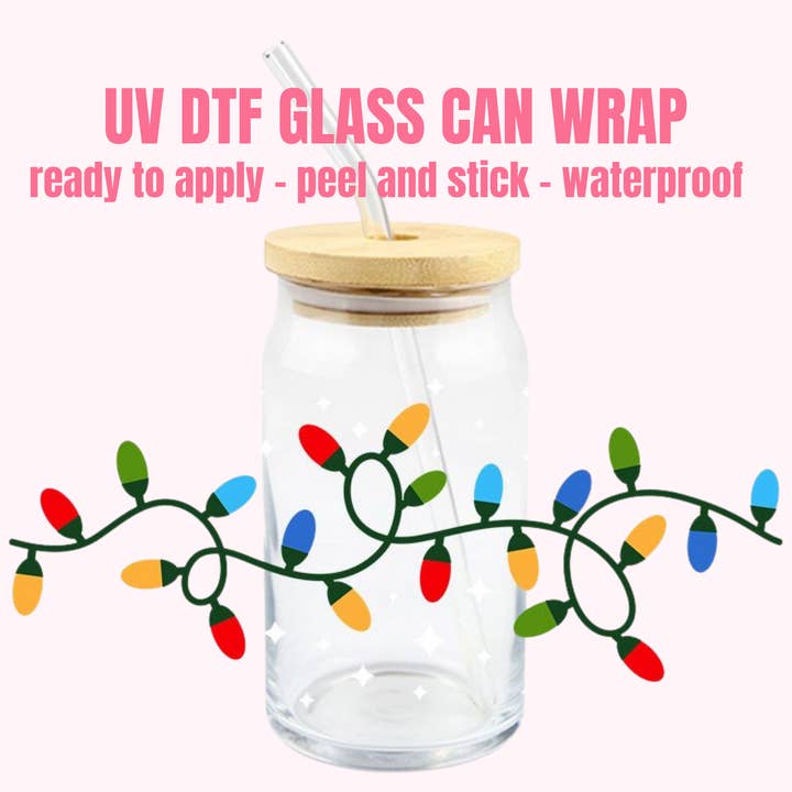 Involucro per tazza UV DTF Christmas 65 per la vendita all'ingrosso da parte di One Stop Cups