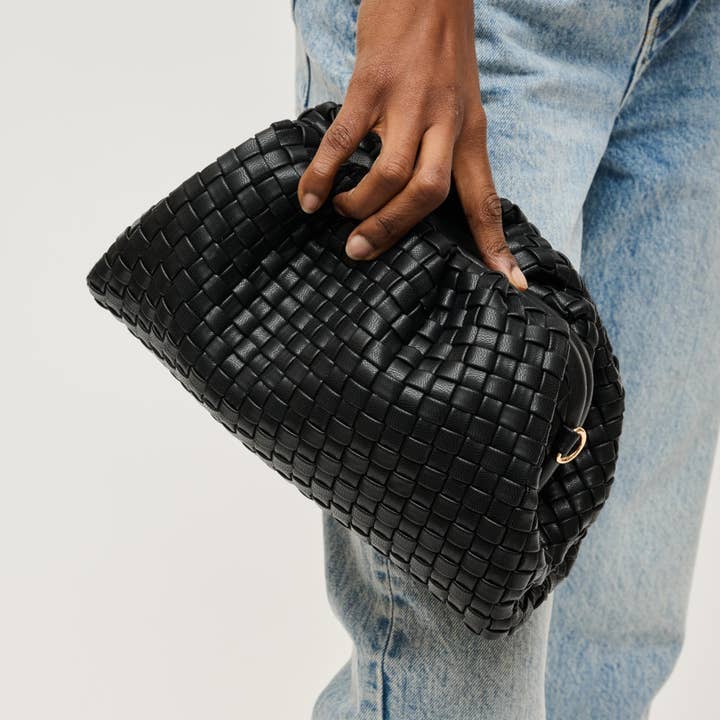 Urban Expressions - Wholesale Clutch Bag - Women's - Tate Woven Frame Clutch