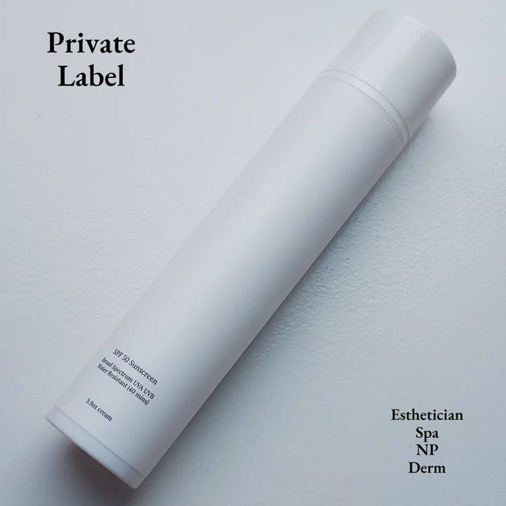 Tinted Mineral Sunscreen SPF 50 - Glow - Private Label Spa for wholesale by Ataliene - Private Label Skin Care Atelier