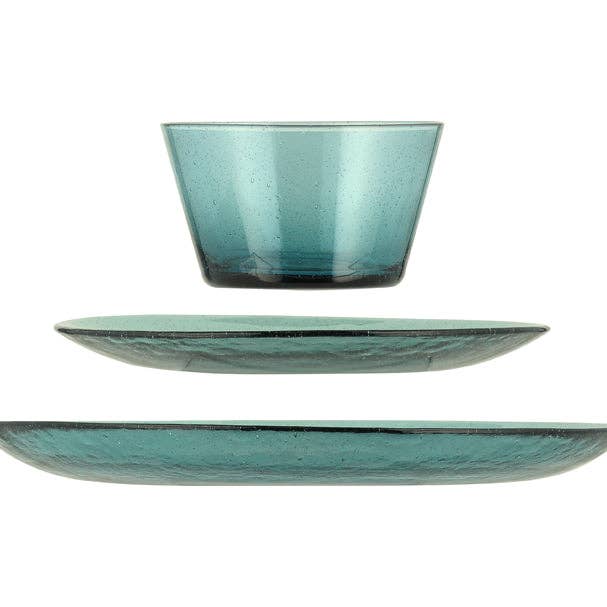 BRITISH COLOUR STANDARD – wholesale Dinner plate – Mineral Blue Handmade Small Plate4