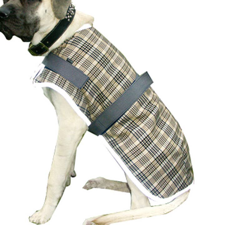 High Spirit Flece Lined Dog Coat with Reflective Binding for wholesale by Intrepid International
