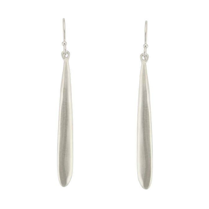 Long Drop Earrings in Silver or Vermeil for wholesale by Philippa Roberts