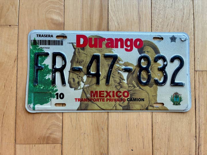 2003 Durango México Nummerplade for engroshandel hos RusticPlates