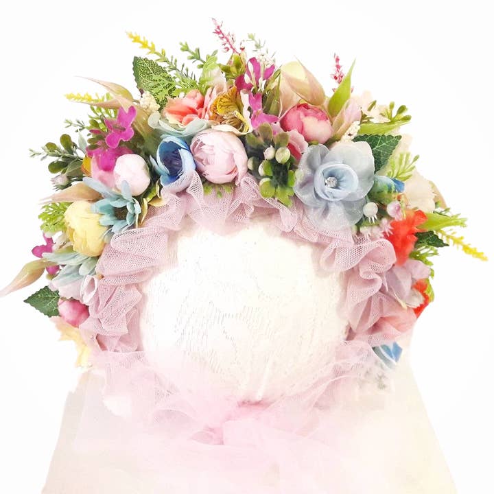 Pink Baby Bonnet for wholesale by My Baby By Merry