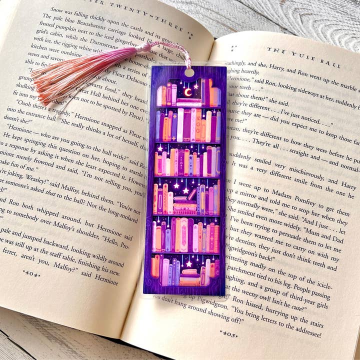 The Swimming Owl - Wholesale Bookmark - Dreamy Bookshelf Bookmark | Laminated + Optional Tassel4