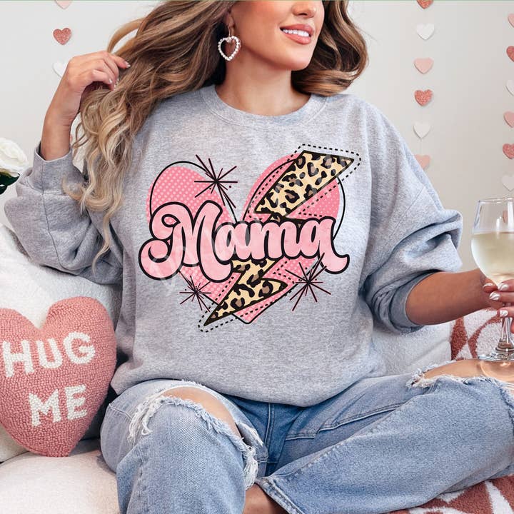 Mama Heart - Sweatshirt for wholesale by Cash & Drix Wholesale