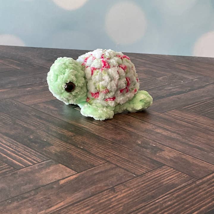 Aspen & Jade - Wholesale Stuffed/Plush Toy - Kids & Baby - Mini Crochet Turtle Plush- Handmade Market Inventory2