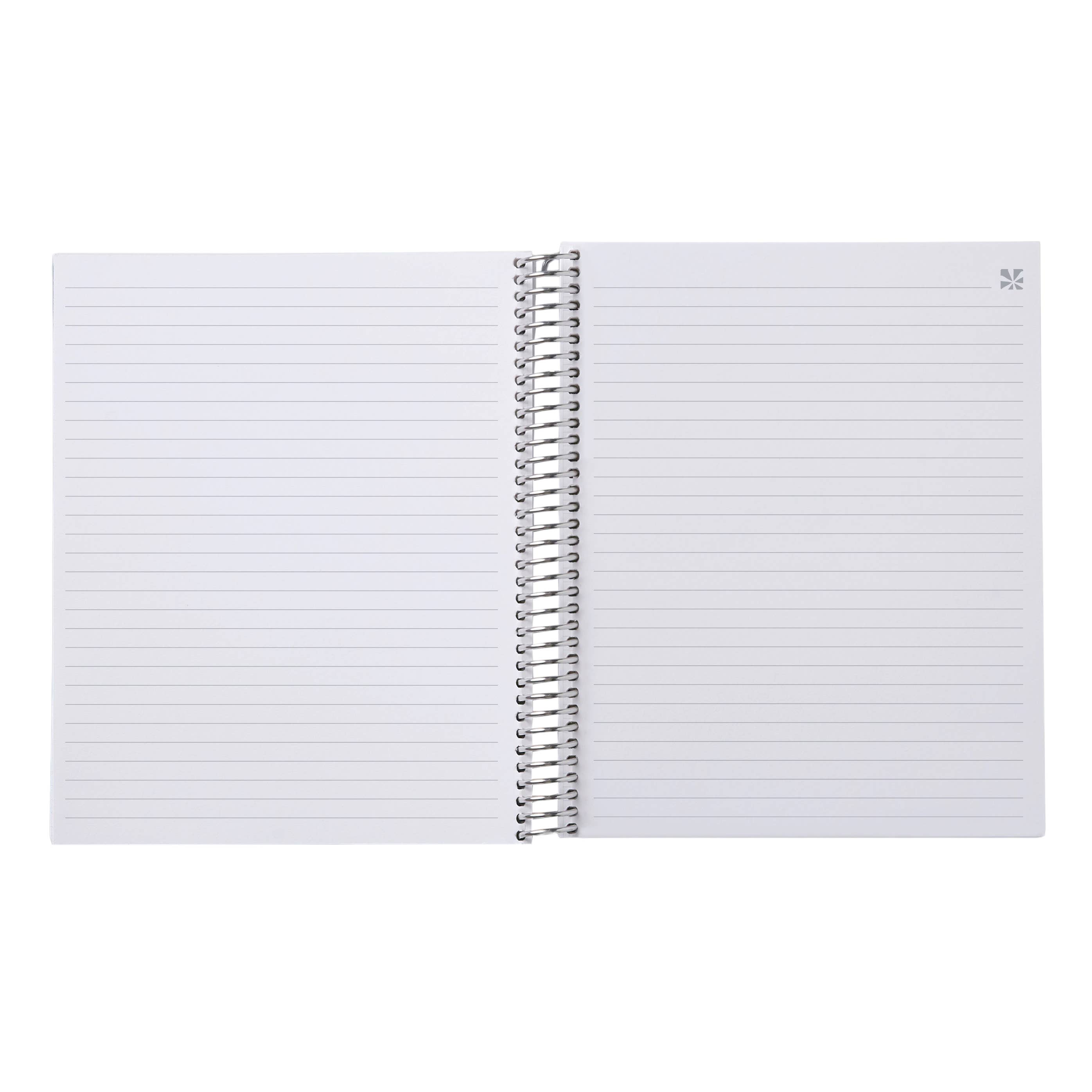 Erin Condren Design - Wholesale Notebook - 7x9 Bouquet Coiled Notebook - lined, platinum coil4