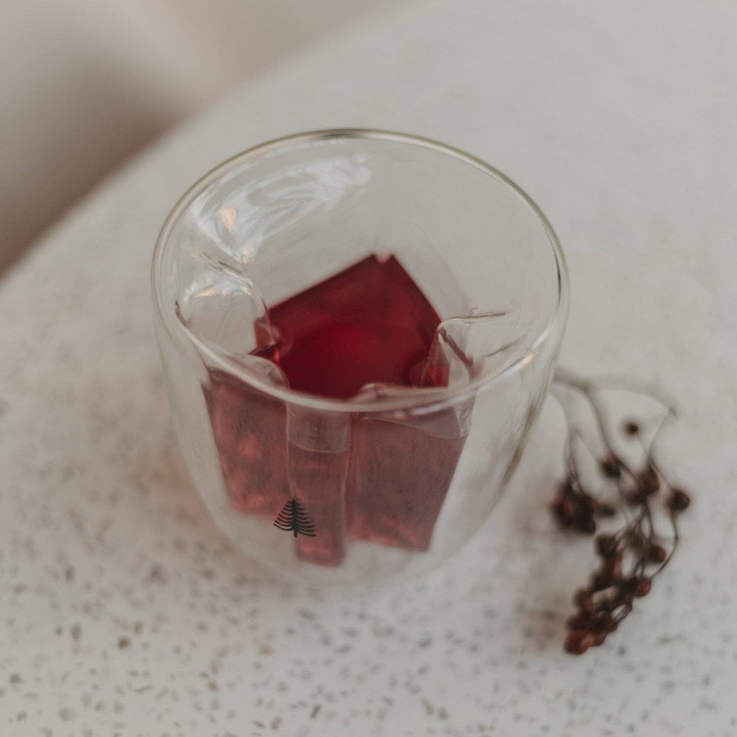 Eulenschnitt - Wholesale Drinking Glass/Cup - Double-walled fir glass fir 200ml (PU = 6 pcs)3