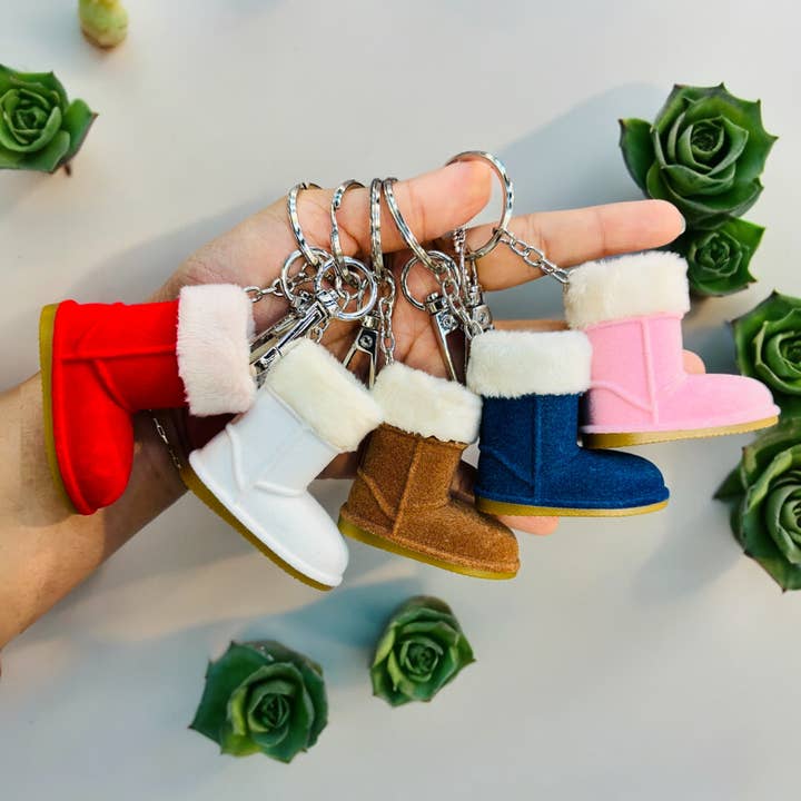Queens Designs - Wholesale Keychain - Women's - Cozy Boot Keychains8