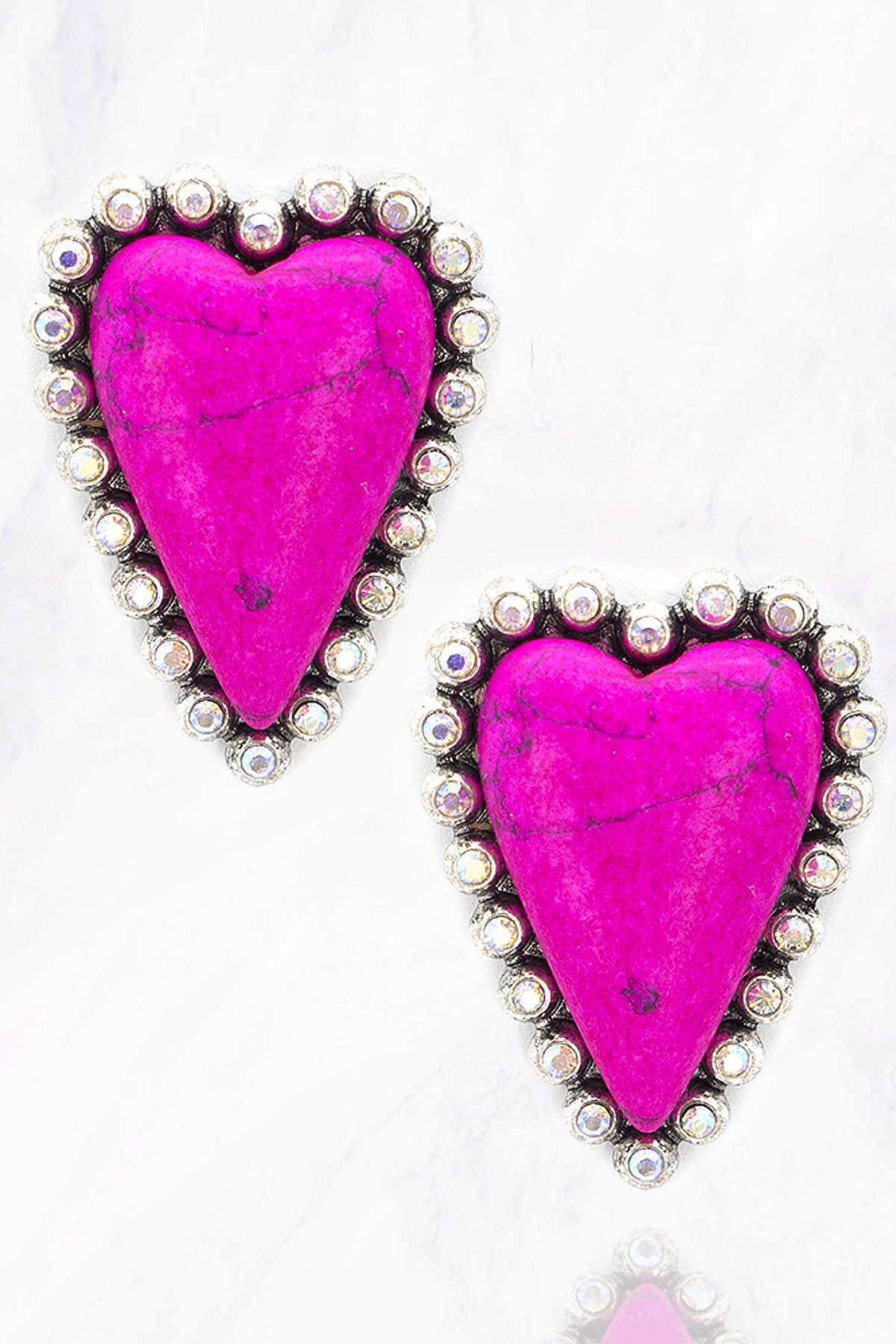 Suzie Q USA - Vendita all'ingrosso Orecchini pendenti - Orecchini a forma di cuore5