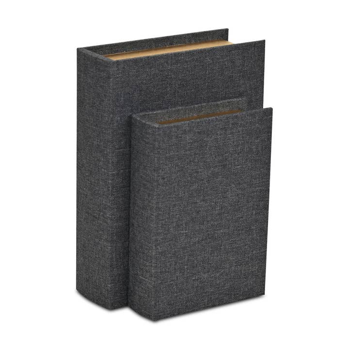 Cheungs Home Decor - Vente Boîtes décoratives - Coffret à livres en lin Canter Isle6