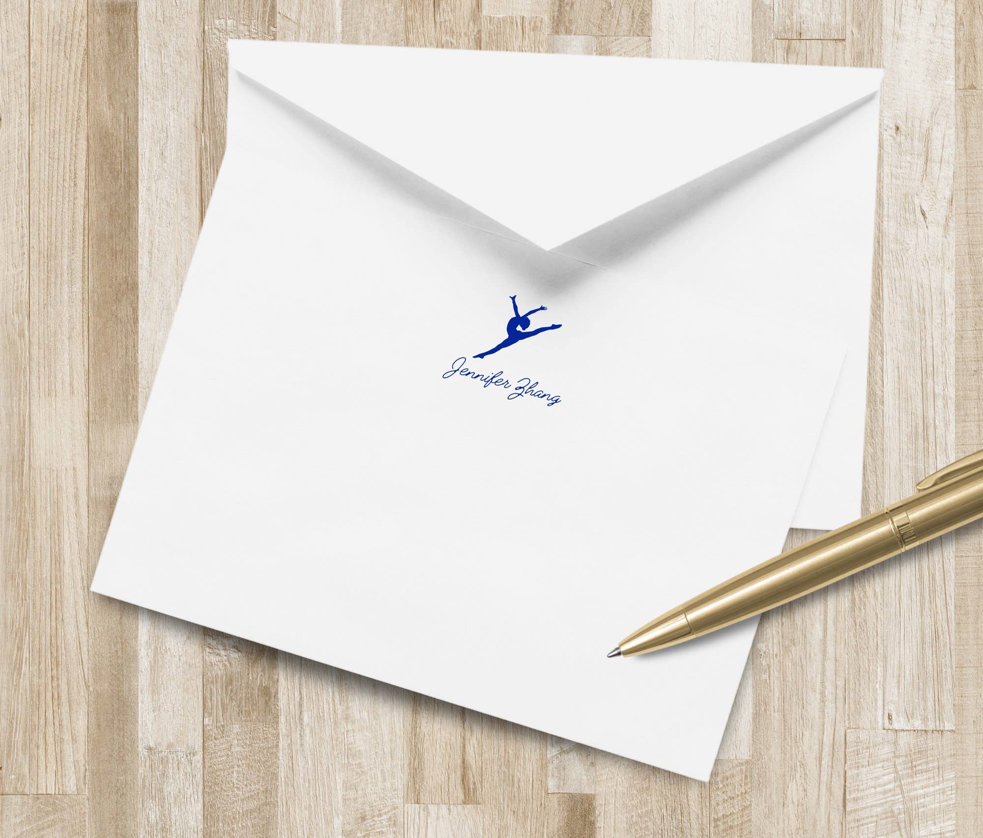 The Winsome Life Stationery – Engroshandel Brevpapir/sæt med noteskort – Personlig gymnastik brevpapir sæt/danser stationær3