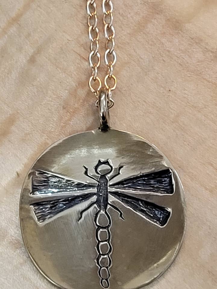 Dragonfly Medallion in Bronze for wholesale by Moss Creek Art