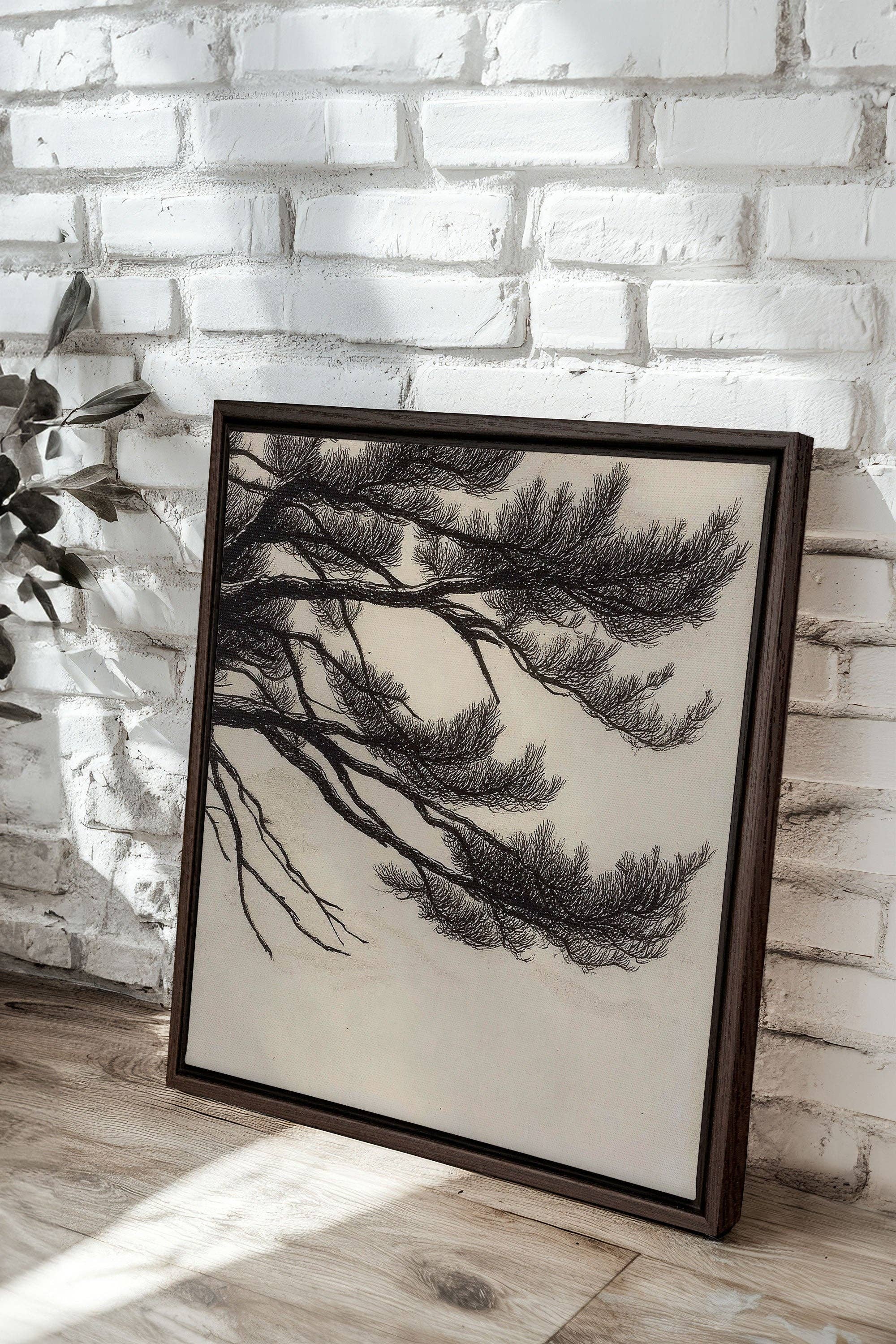 Oleka Canvas - Wholesale Art Print - WINDSWEPT PINES, canvas wall art print2