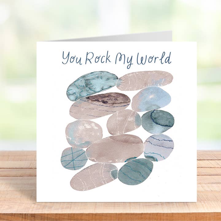 You rock my world card for wholesale by NaviStitch