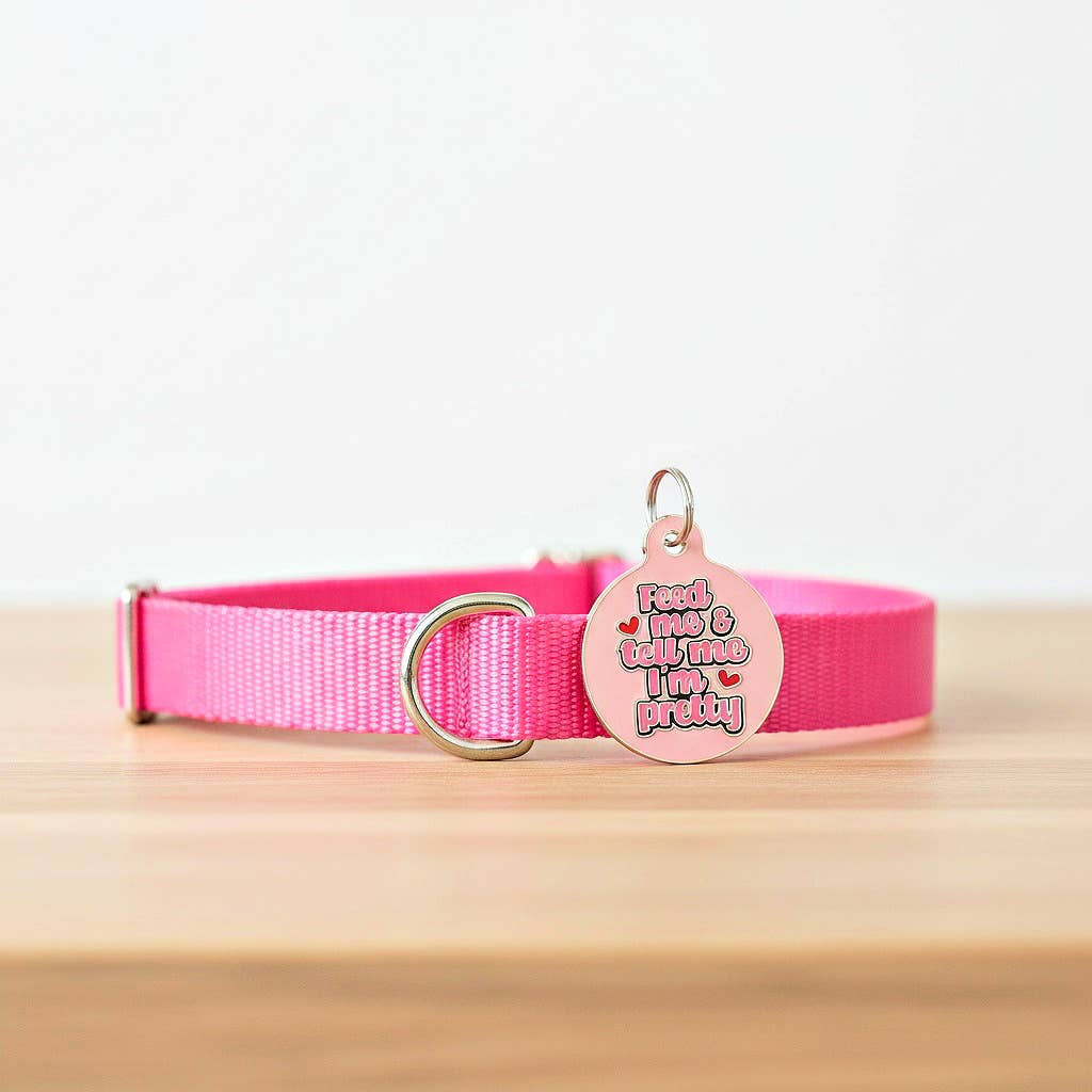 Bad Tags - Vendita all'ingrosso Etichetta per collare - Cani e gatti - Targhetta per cane con codice QR personalizzato - « Tell Me I'm Pretty »6