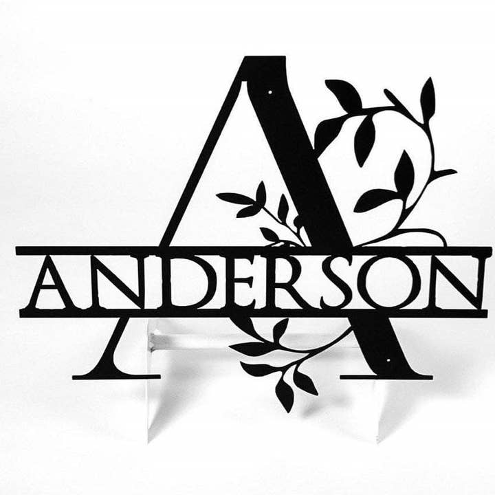 Letter Monogram for wholesale by Feddes Fabrications