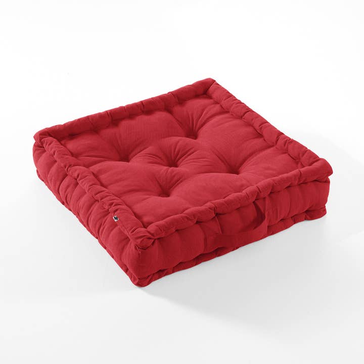 Cuscino da pavimento KALA Cherry 50 x 50 x 10 cm per la vendita all'ingrosso da parte di L'effet Papillon