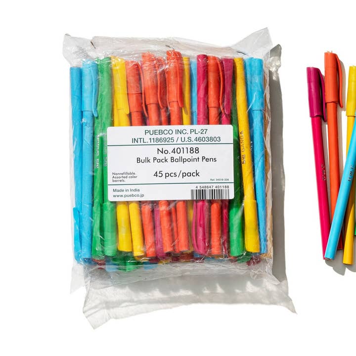 BULK PACK BALLPOINT PENS for wholesale by Puebco